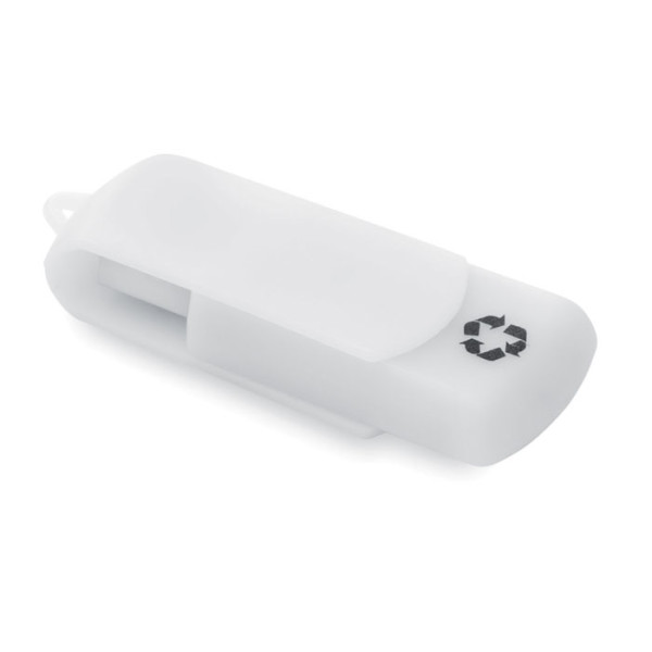 USB flash paměťová karta ze 100% recyklovaného plastu, s potiskem v cene