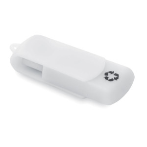 USB flash paměťová karta ze 100% recyklovaného plastu, s potiskem v cene - Reklamnepredmety