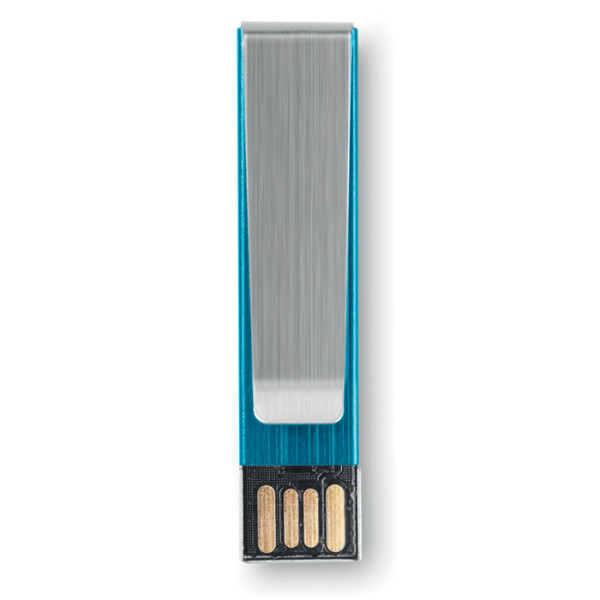 USB ve tvaru spony s potiskem nebo gravírováním