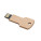 USB flash disk ve tvaru papírového klíče s potiskem - mo1120-13 - variant 