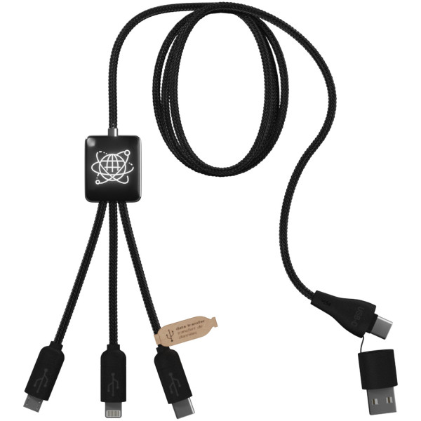 Nabíjecí kabel rPET 5 v 1 s přenosem dat SCX.design C45