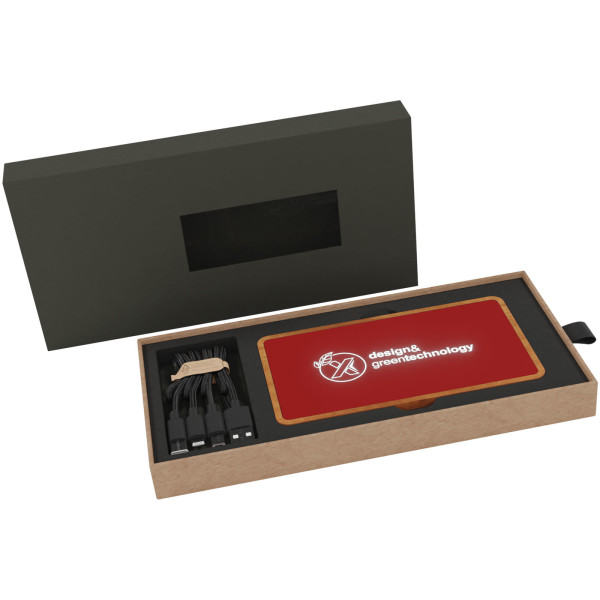 5000mAh svítící bezdrátová powerbanka SCX.design P36