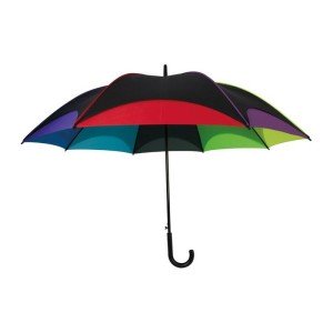 Barevný automatický deštník - Reklamnepredmety