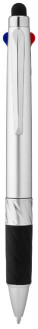 Tříbarevné kuličkové pero a stylus Burnie. - 10653100 - variant PF 10653100