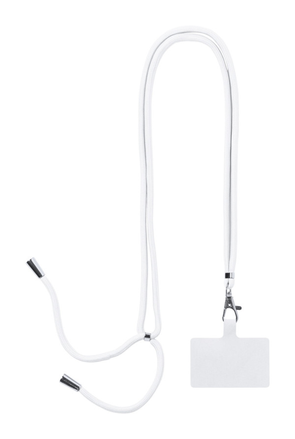 lanyard s držákem na mobil