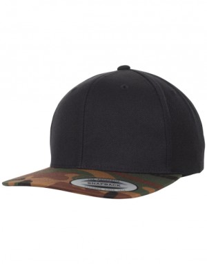 Klasická 2-tónová kšiltovka Camo se snapback zapínáním - Reklamnepredmety