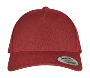 5-panelová prémiová kšiltovka se zakřiveným kšiltem a snapback zapínáním - Reklamnepredmety