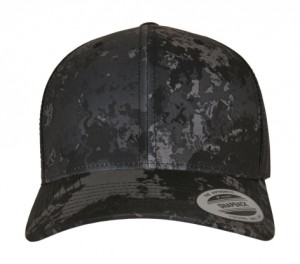 Klasická Retro Trucker kšiltovka Veil Camo™ - Reklamnepredmety