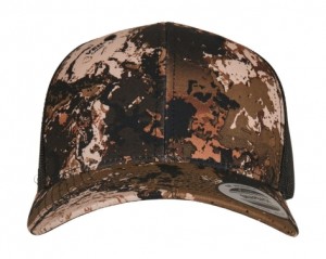 Klasická Retro Trucker kšiltovka Veil Camo™ - Reklamnepredmety