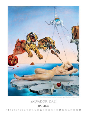 Nástěnný kalendář Salvador Dalí 2024 - Reklamnepredmety