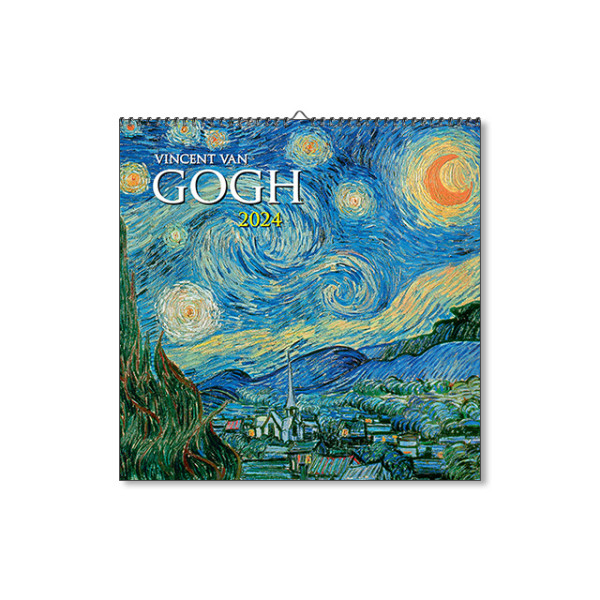 Nástěnný kalendář Vincent van Gogh čtverec 2024