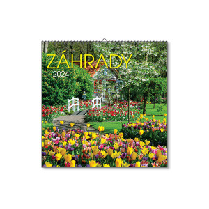 Nástěnný kalendář Zahrady čtverec 2024 - Reklamnepredmety