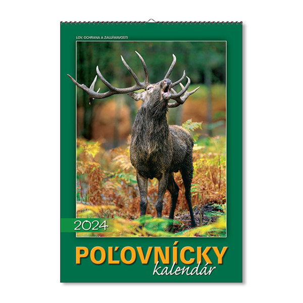 Nástěnný kalendář Lovecký kalendář 2024