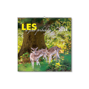 Nástěnný kalendář Les a jeho příběhy 2024 - Reklamnepredmety