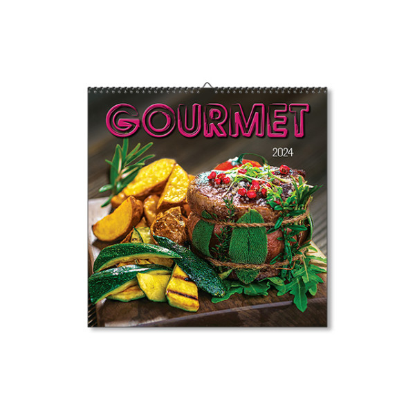 Nástěnný kalendář Gourmet 2024