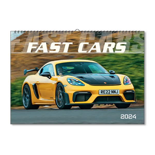 Nástěnný kalendář Fast cars 2024