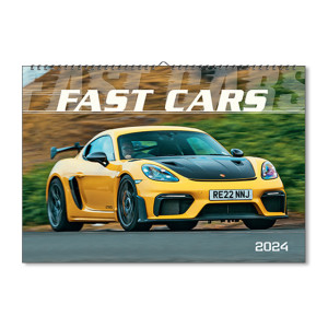 Nástěnný kalendář Fast cars 2024 - Reklamnepredmety