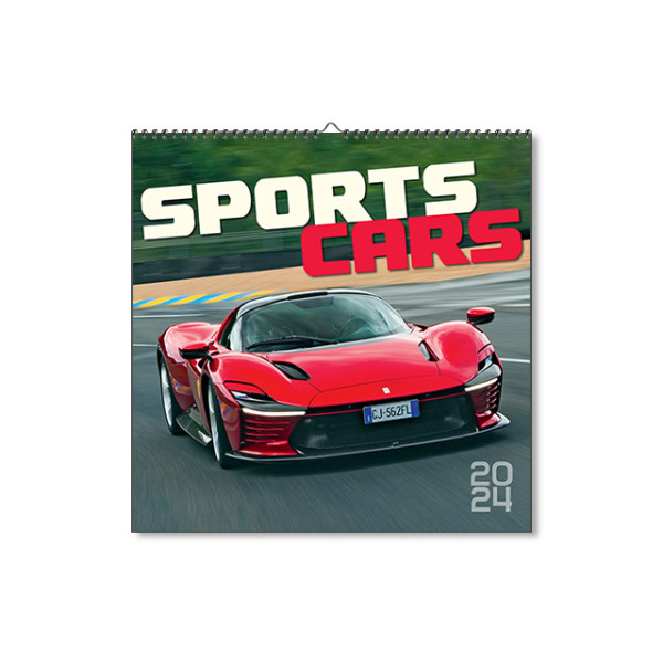 Nástěnný kalendář Sports Cars 2024