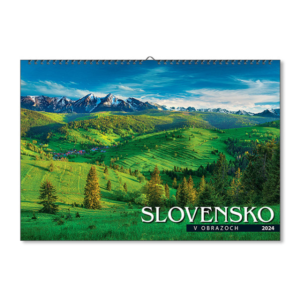 Nástěnný kalendář Slovensko v obrazech 2024