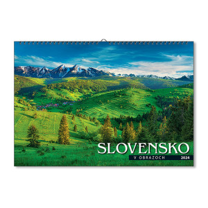 Nástěnný kalendář Slovensko v obrazech 2024 - Reklamnepredmety