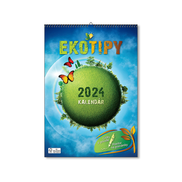 Nástěnný kalendář Eko tipy 2024