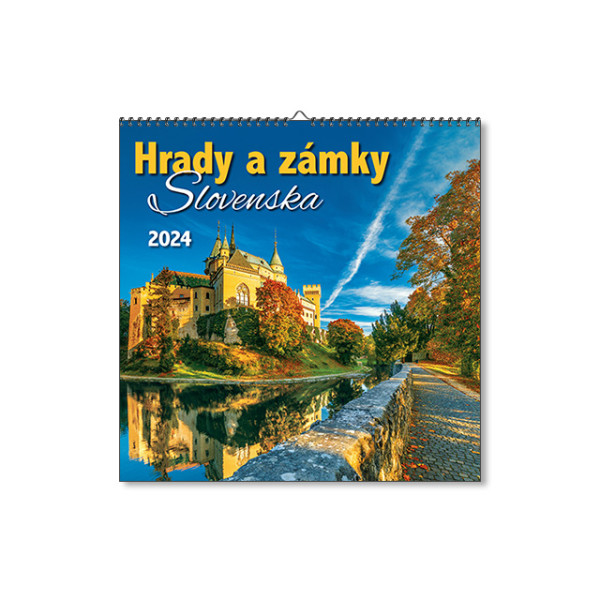 Nástěnný kalendář Hrady a zámky Slovenska 2024