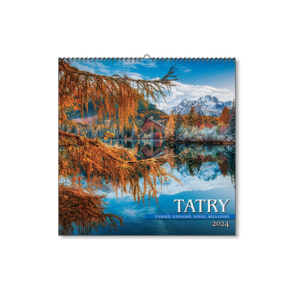 Nástěnný kalendář Tatry čtverec 2024