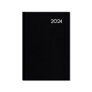 Denní diář A5 FALCON černý 2024 - Reklamnepredmety