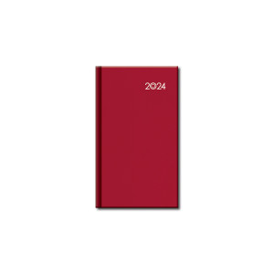 Mini diář A6 FALCON červený 2024 - Reklamnepredmety