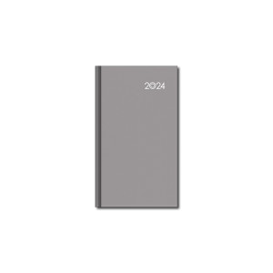 Mini diář A6 FALCON šedý 2024