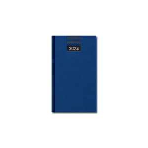 Mini diář A6 VENETIA modrý 2024 - Reklamnepredmety