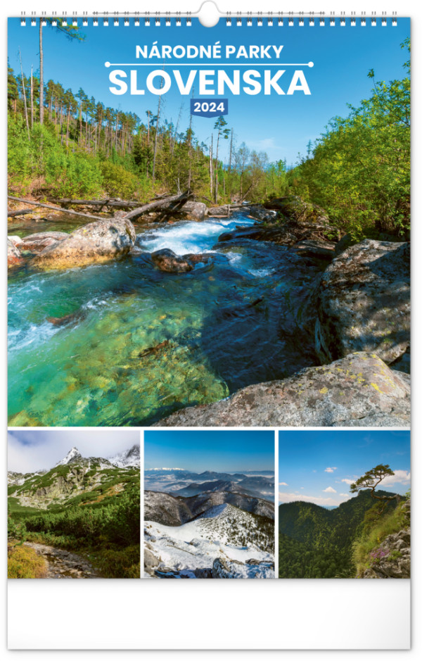 Nástěnný kalendář Národní parky Slovenska 2024