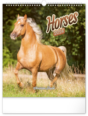 Nástěnný kalendář Koně 2024 - Reklamnepredmety