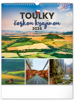 Nástěnný kalendář Toulky českou krajinou CZ 2024 - Reklamnepredmety