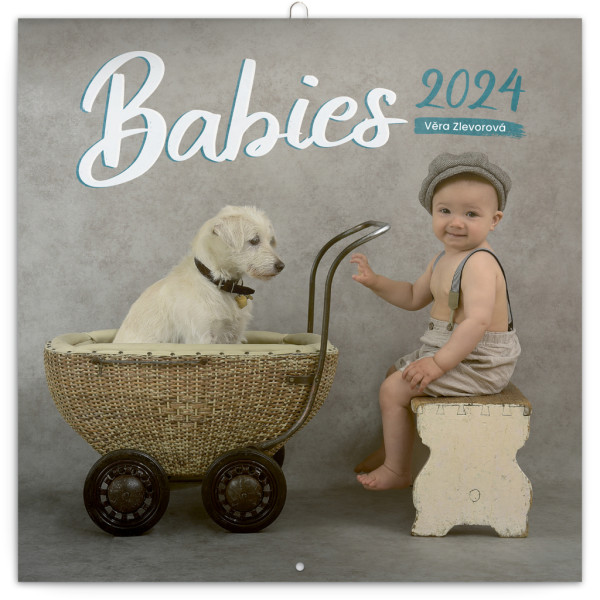 Poznámkový kalendář Babies – Věra Zlevorová 2024