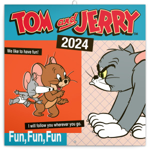 Poznámkový kalendář Tom a Jerry 2024 - Reklamnepredmety