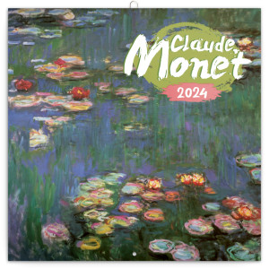 Poznámkový kalendář Claude Monet 2024 - Reklamnepredmety