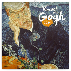 Poznámkový kalendář Vincent van Gogh 2024 - Reklamnepredmety