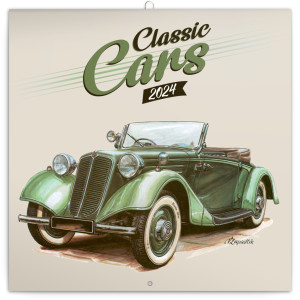 Poznámkový kalendář Classic Cars – Václav Zapadlík - Reklamnepredmety