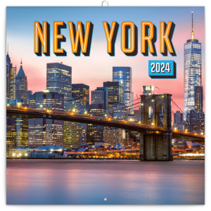 Poznámkový kalendář New York 2024 - Reklamnepredmety