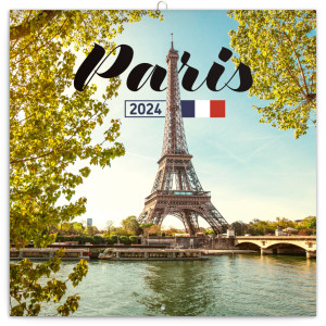 Poznámkový kalendář Paříž 2024 - Reklamnepredmety