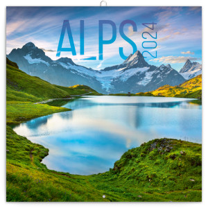 Poznámkový kalendář Alpy 2024 - Reklamnepredmety