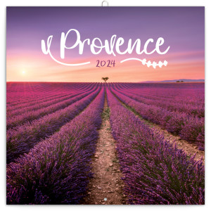 Poznámkový kalendář Provence 2024, voňavý - Reklamnepredmety