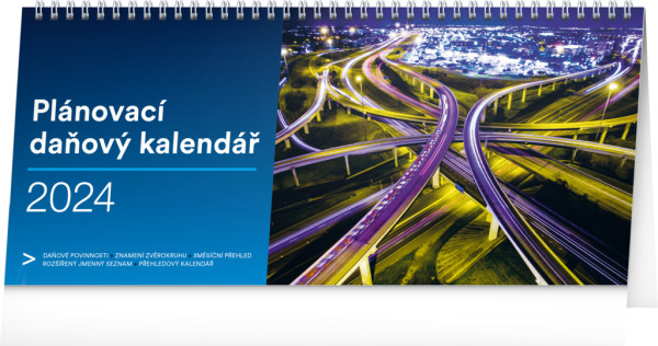 Stolní kalendář Plánovací daňový 2024
