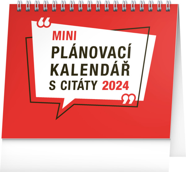 Stolní kalendář Plánovací s citáty SK 2024