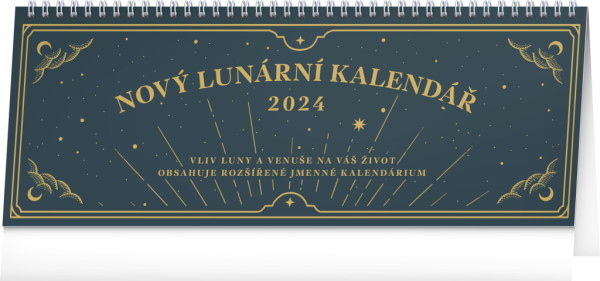 Stolní kalendář Nový lunární kalendář 2024