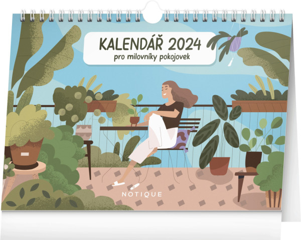 Stolní kalendář pro milovníky pokojových rostlin 2024