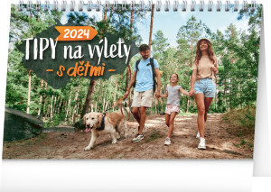 Stolní kalendář Tipy na výlety s dětmi 2024 - Reklamnepredmety