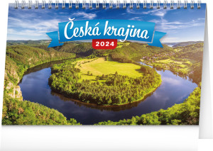 Stolní kalendář Česká země 2024 - Reklamnepredmety