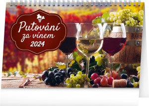 Stolní kalendář Putování za vínem 2024 - Reklamnepredmety
